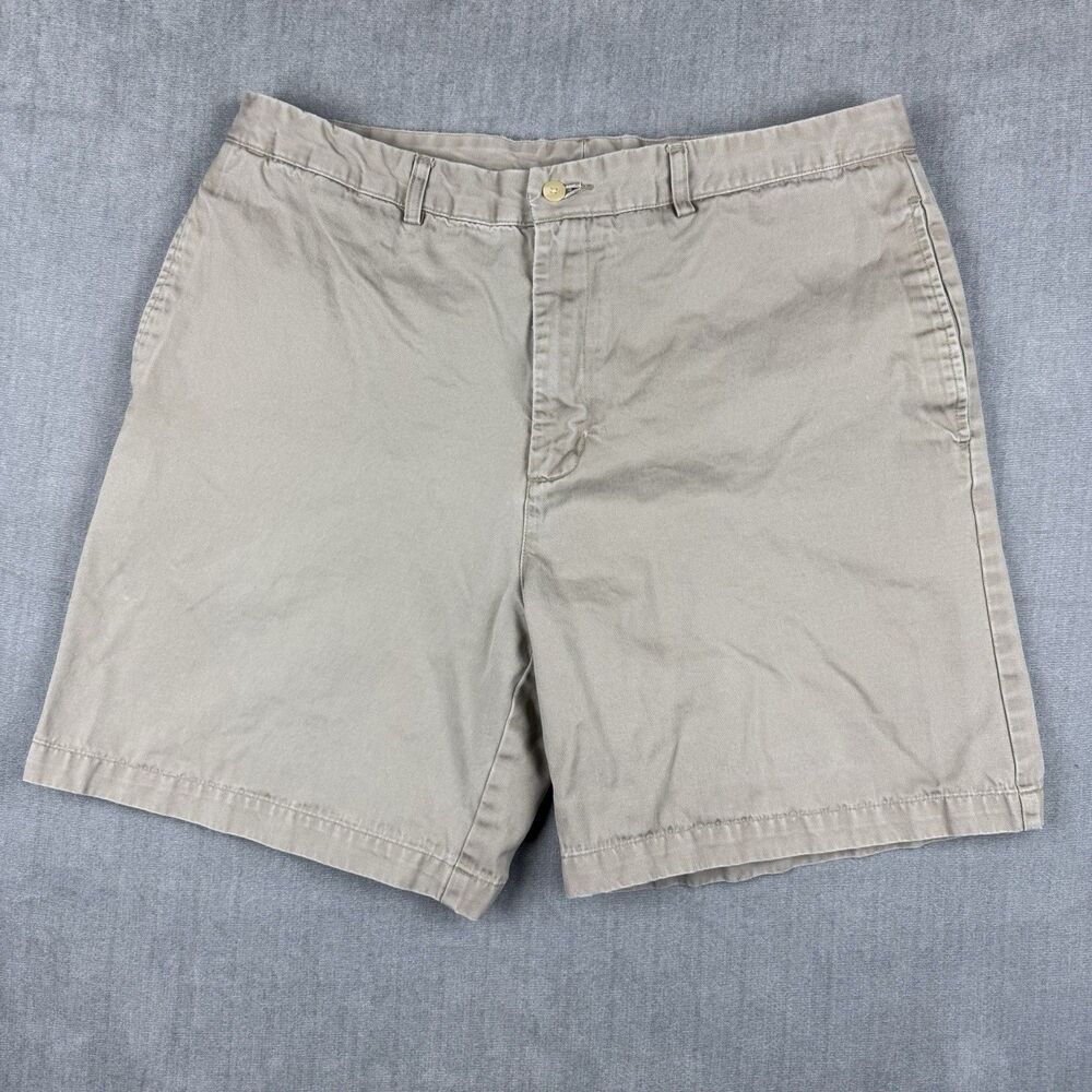 Vineyard Vines Shorts Mens Size 36 Khaki Shep & Ian Flat Front Chino 7” Inseam